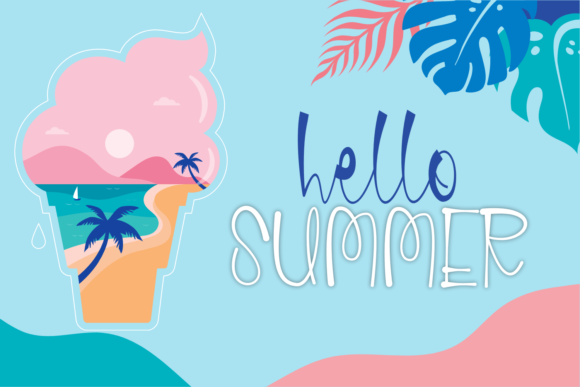 Enjoy Summer Font - Preview 1