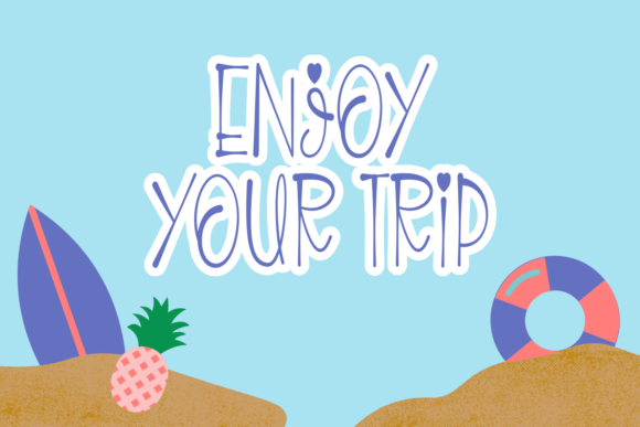 Enjoy Summer Font - Preview 4