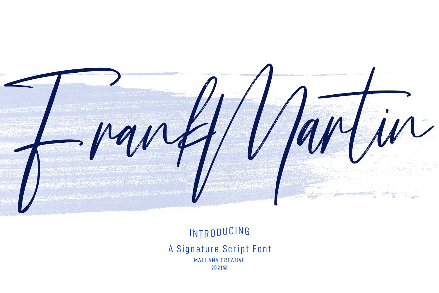 Frank Martin Font by Maulana Creative · Creative Fabrica