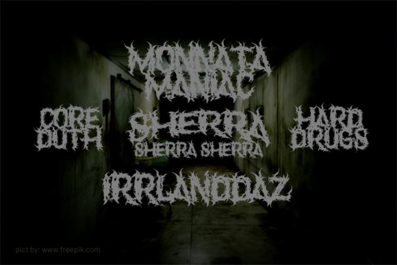 Global Pandemic Font PNG with transparent background - Preview 5