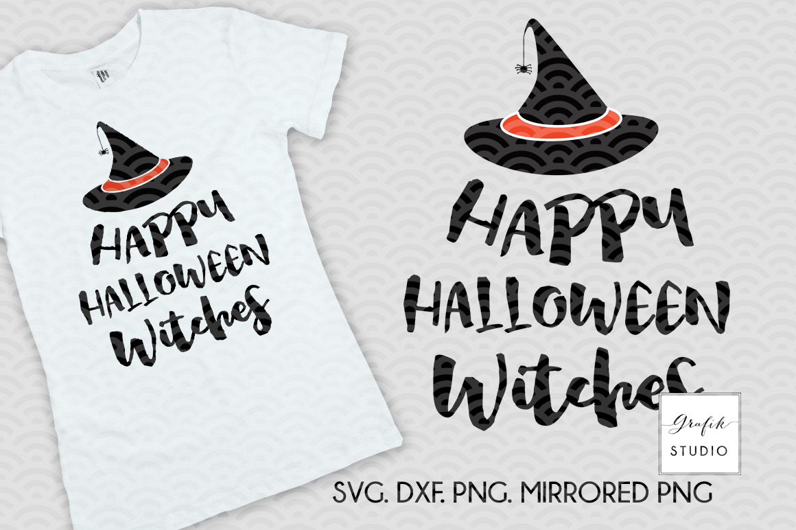 Happy Halloween Witches SVG Graphic by CheriePixels · Creative Fabrica
