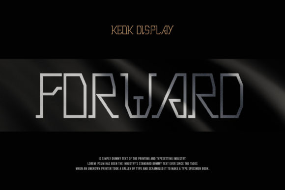 Keok Font PNG with transparent background - Preview 1