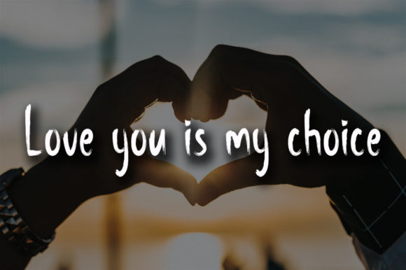 Lovesick Girl Font PNG with transparent background - Preview 2