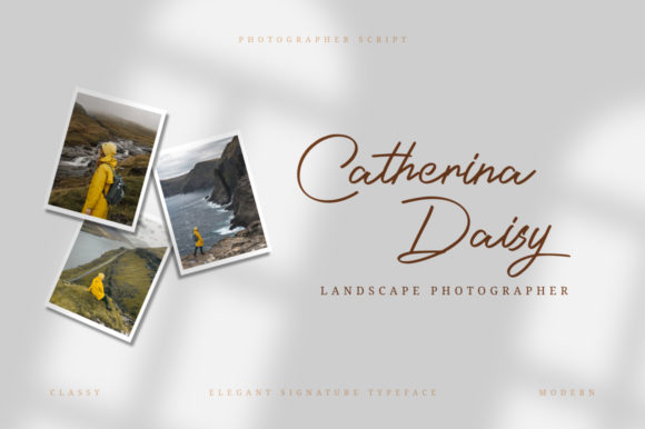 Photographer Script Font PNG with transparent background - Preview 1