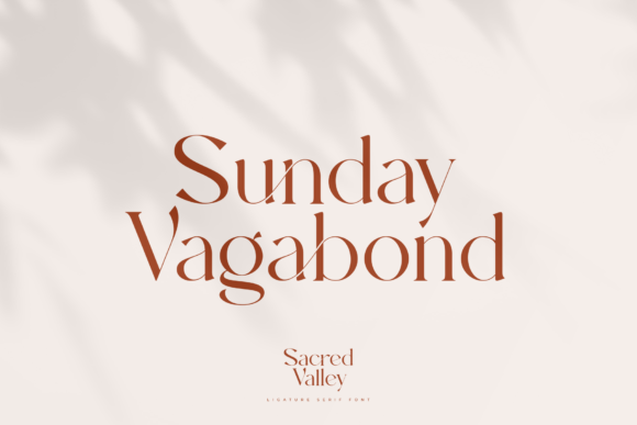 Sacred Valley Font PNG with transparent background - Preview 2