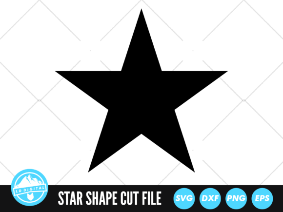 Star SVG | Star Silhouette SVG Graphic Crafts By lddigital