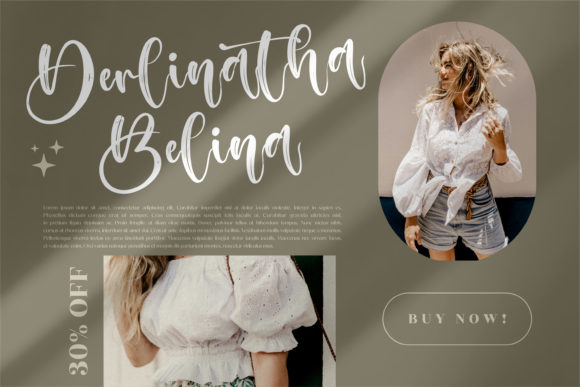 Australia Beauty Font PNG with transparent background - Preview 3