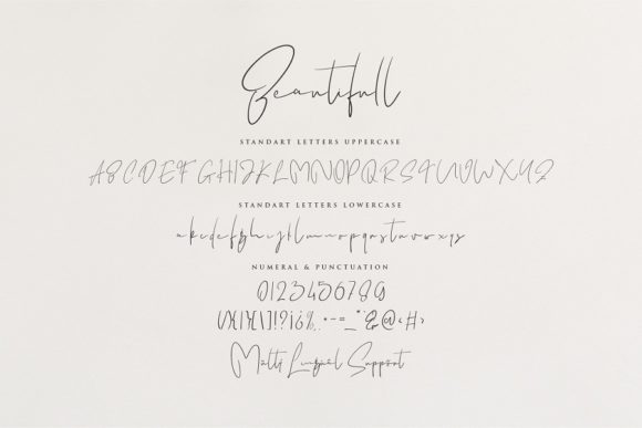 Berlleigh Beautifull Duo Font - Preview 6