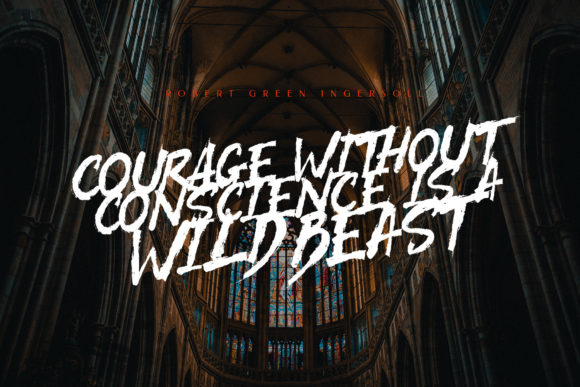 BlackBeast Font - Preview 1
