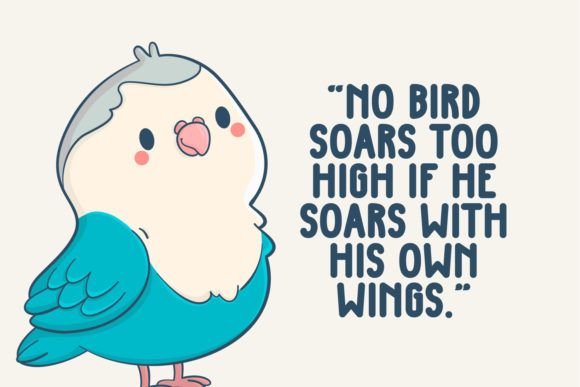 Blue Bird Font - Preview 1