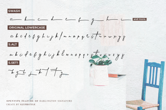Darlington Signature Font - Preview 5