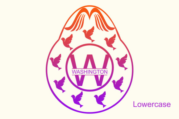 Dove Egg Monogram Font - Preview 1