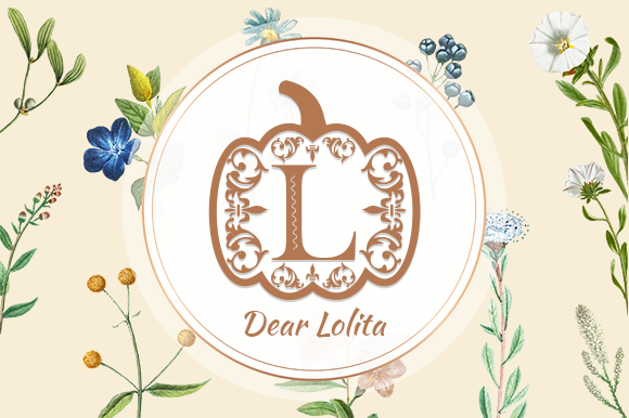 Fall Pumpkin Monogram Font - Preview 3