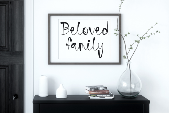 Farmhouse Victory Font PNG with transparent background - Preview 4
