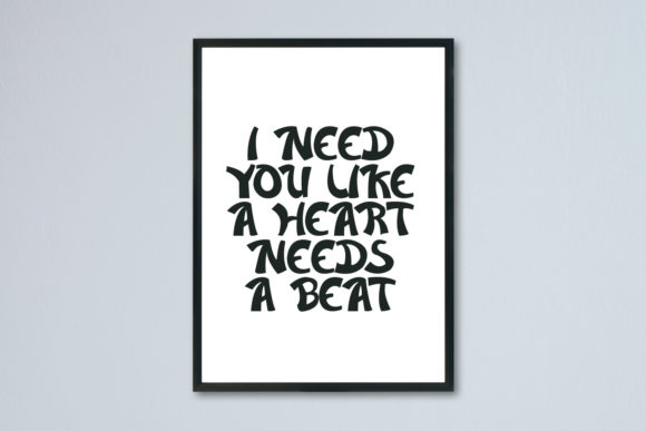 Great Love Font PNG with transparent background - Preview 3