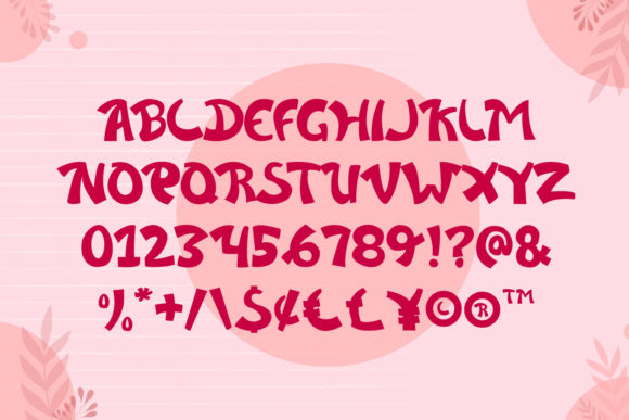 Great Love Font PNG with transparent background - Preview 4