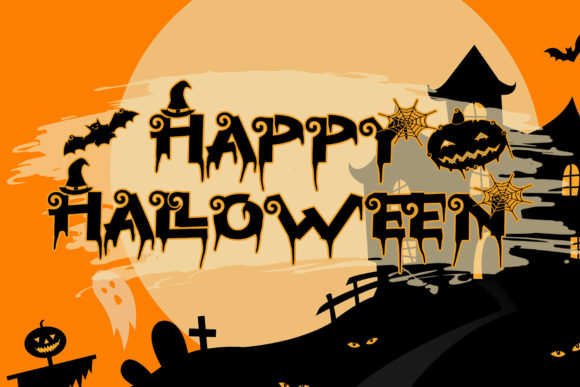 Halloween Kingdom Font PNG with transparent background - Preview 2
