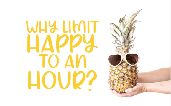 Happy Hour Font PNG with transparent background - Preview 2