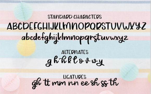 Happy Hour Font PNG with transparent background - Preview 6