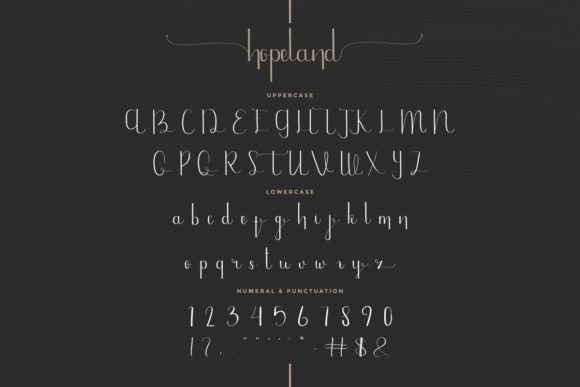 HopeLand Font - Preview 3