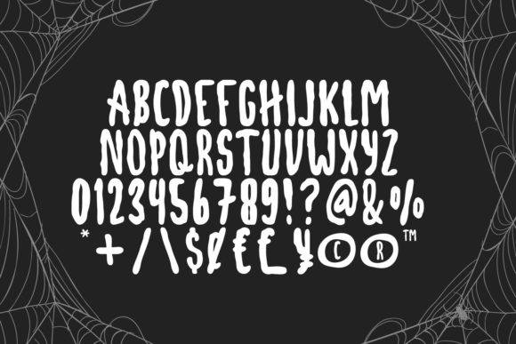 Horror Hunter Font PNG with transparent background - Preview 2
