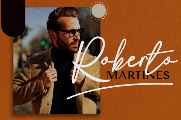 Humanist Signature Font PNG with transparent background - Preview 1