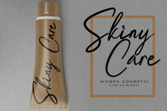Humanist Signature Font PNG with transparent background - Preview 4