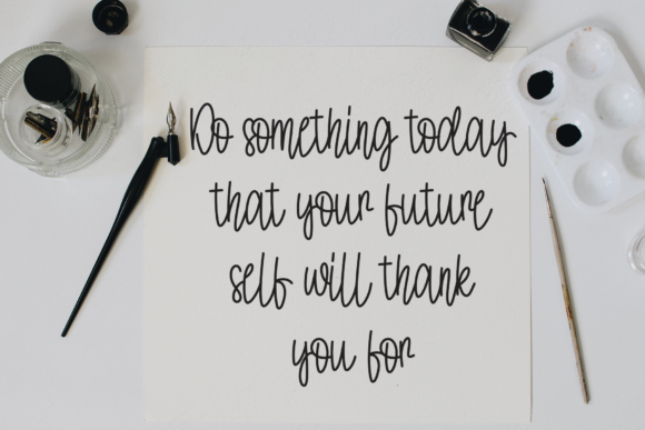 Jasmine Vintage Font PNG with transparent background - Preview 2