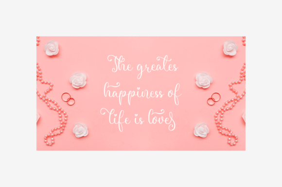 Kindlove Font PNG with transparent background - Preview 4