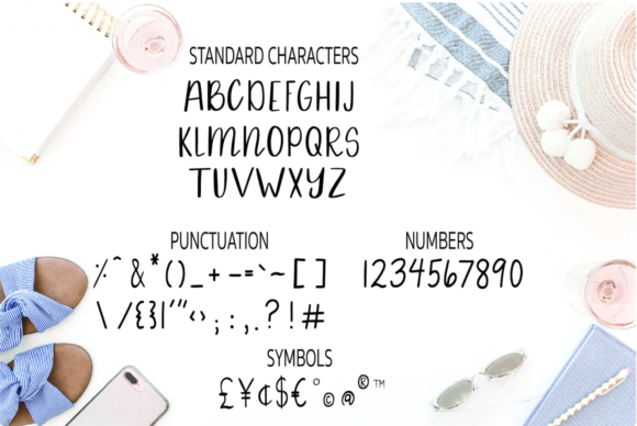 Low Tide Font PNG with transparent background - Preview 5