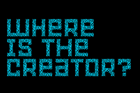 MultiType Glitch Error Font PNG with transparent background - Preview 6