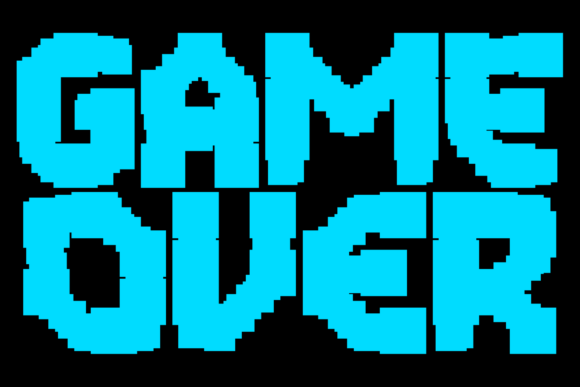 MultiType Glitch Overloaded Font PNG with transparent background - Preview 6