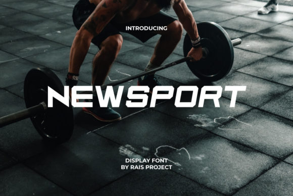 Newsport Display Font By RaisProject