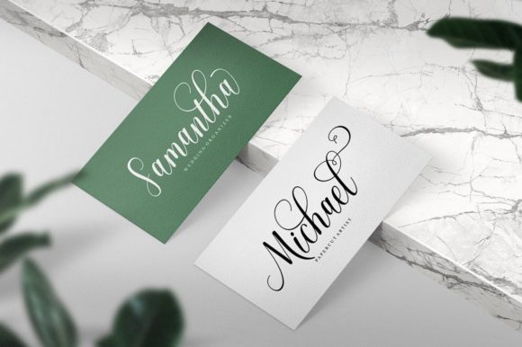 Perchaya Script Font font preview - 6