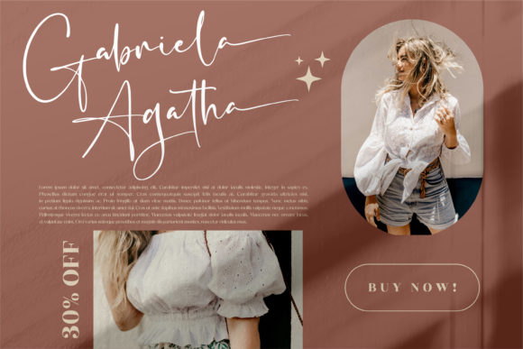 Senorita Signature Font PNG with transparent background - Preview 3