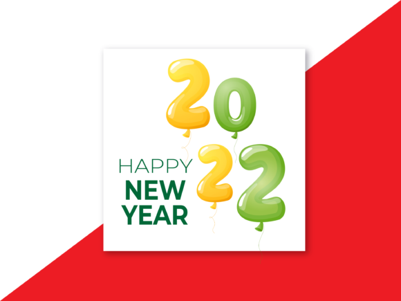 2022 Happy New Year Graphic Graphic Templates By ss graphic studio