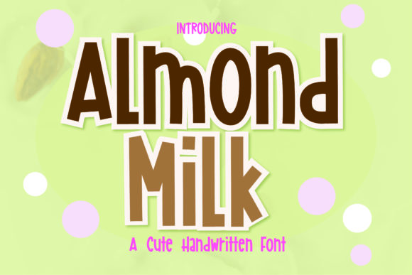 Almond Milk Display Font By GoodMoodType
