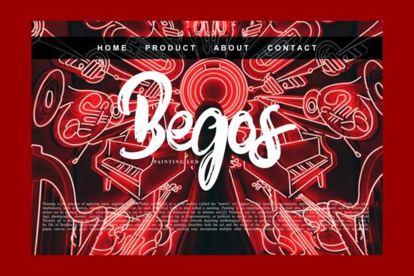 Begin Font - Preview 2