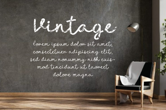 Handyman Script Rustic Font - Preview 2