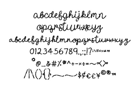 Handyman Script Rustic Font - Preview 3