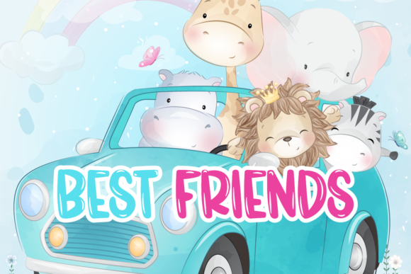 Cute Lion Font - Preview 1