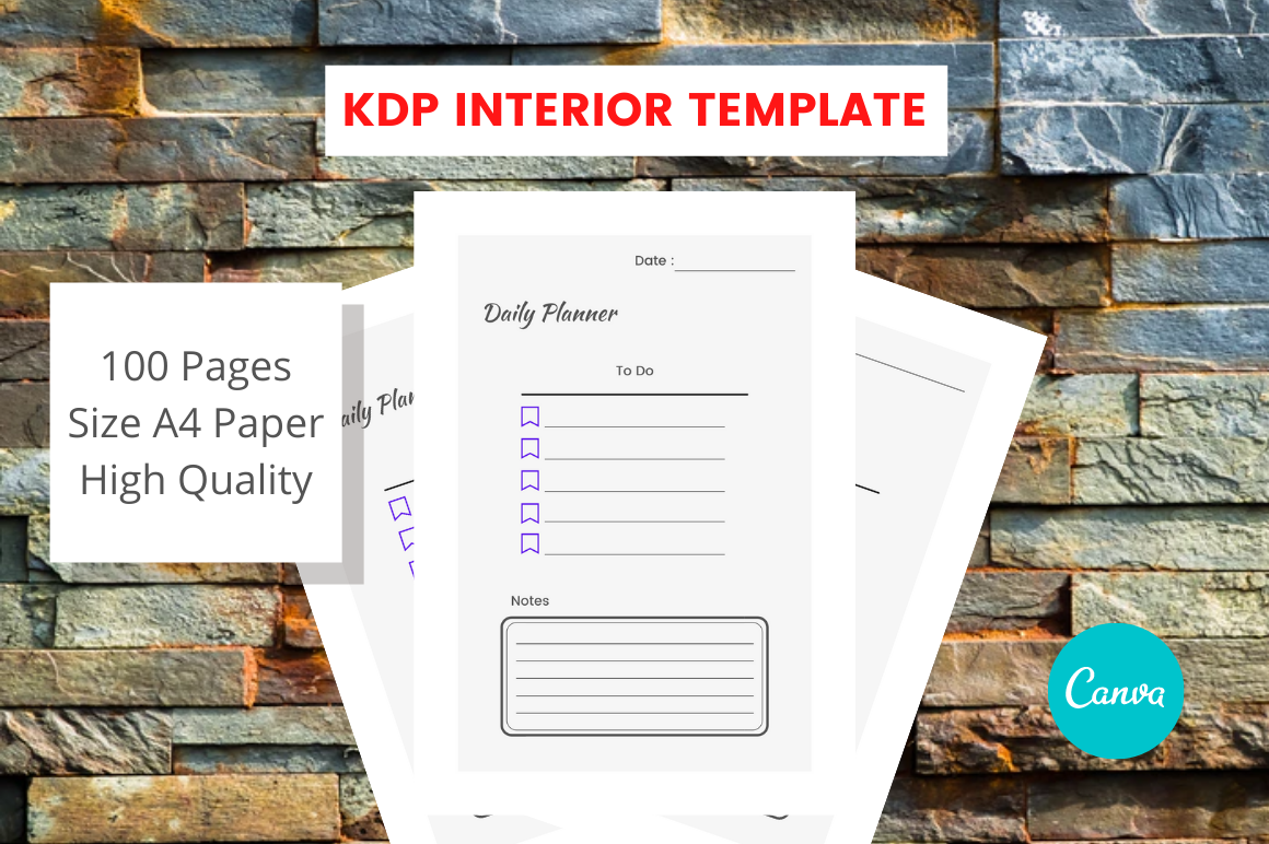 Daily Planner Canva Template
