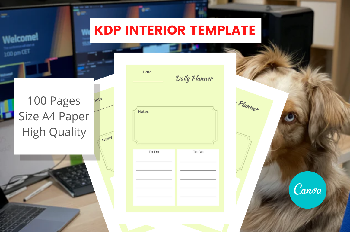 Daily Planner Canva Template