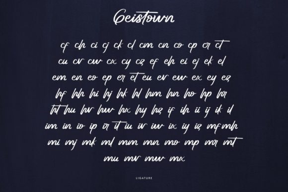 Geistown Font - Preview 5