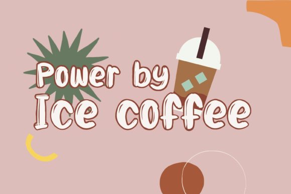 Ice Coffee Font - Preview 3