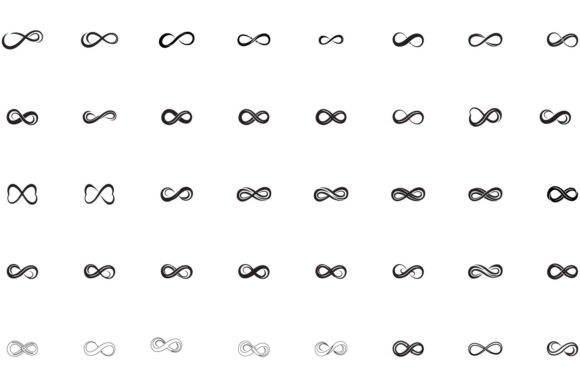 Infinity Design Vector Icon Logo