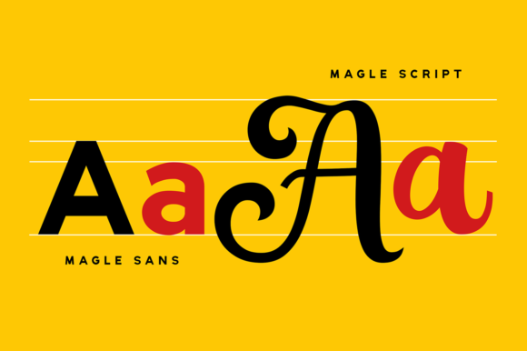 Magle Font PNG with transparent background - Preview 6