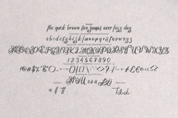 Mugets Font PNG with transparent background - Preview 5