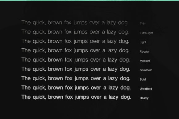 Obadiah Pro Font PNG with transparent background - Preview 2