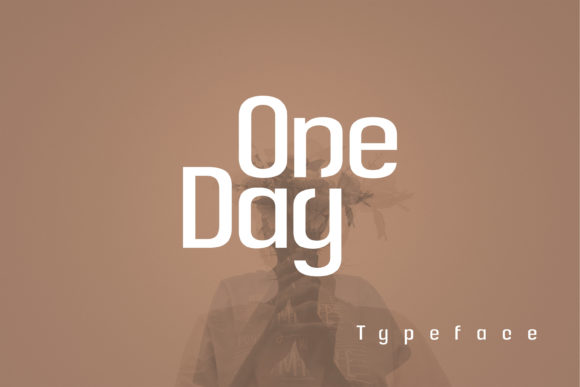 One Day Display Fonts Font Door Design Stag